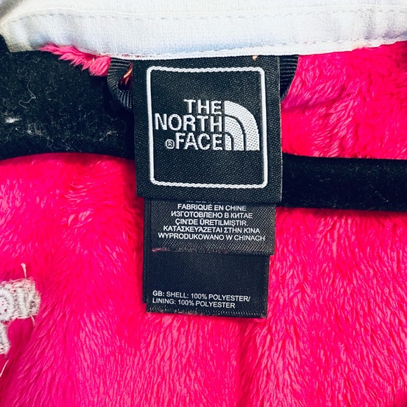 EUC North Face Osito Zip Up Jacket / XS / Bright Pink - Picture 5 of 11